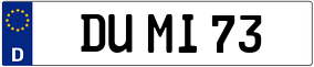 Truck License Plate